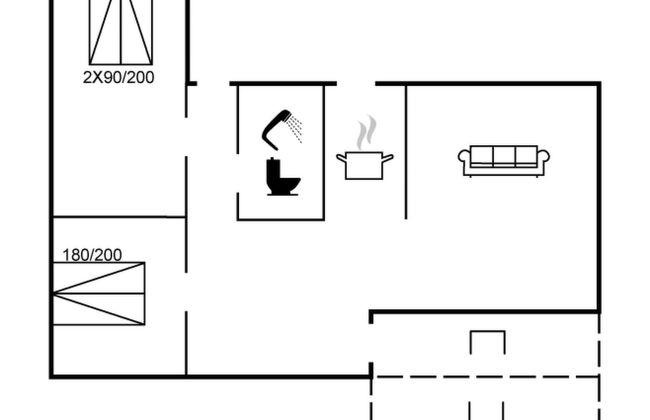 Casa de 2 quartos em Køge com terraço - Foto 15