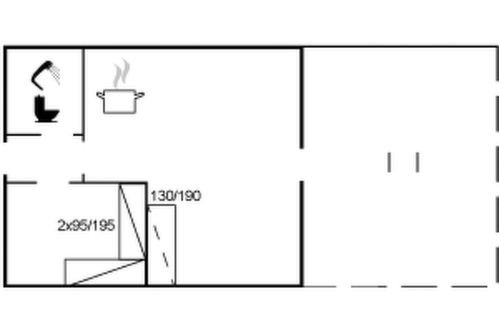 Foto 32 - Apartamento de 1 habitación en Vesløs con terraza