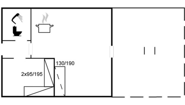 Apartamento de 1 quarto em Vesløs com terraço - Foto 2