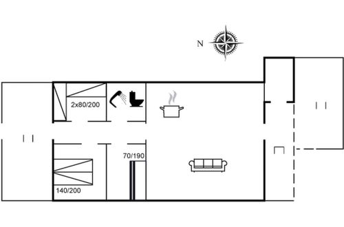 Foto 17 - Casa con 3 camere da letto a Strandby con terrazza