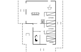 Photo 2 - Maison de 3 chambres à Knebel avec terrasse et bain à remous