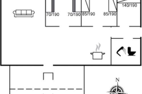 Foto 15 - Haus mit 3 Schlafzimmern in Løkken mit terrasse