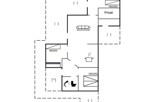 Photo 2 - Maison de 3 chambres à Løkken avec terrasse