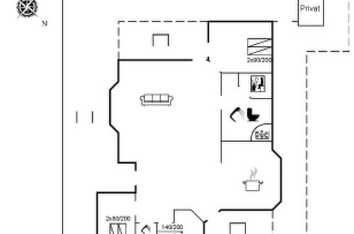 Foto 25 - Casa de 3 habitaciones en Løkken con terraza y sauna