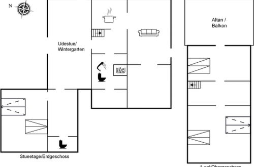 Foto 2 - Casa de 3 quartos em Østermarie com terraço