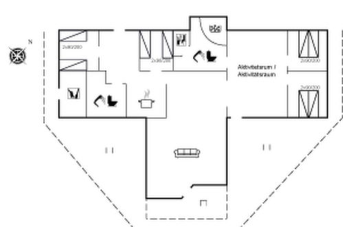 Foto 32 - Haus mit 4 Schlafzimmern in Løkken mit terrasse und sauna