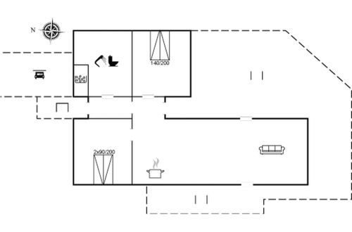 Foto 18 - Casa con 2 camere da letto a Løkken con terrazza