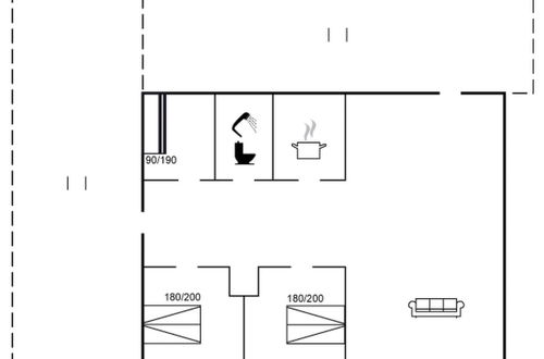 Foto 2 - Casa de 3 quartos em Løkken com terraço