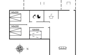 Foto 2 - Casa de 3 quartos em Løkken com terraço