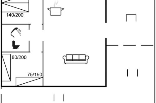 Foto 19 - Haus mit 2 Schlafzimmern in Nexø mit terrasse