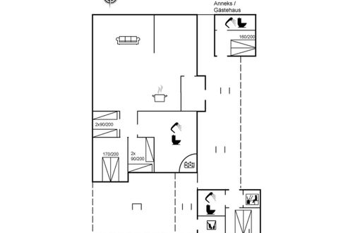 Foto 2 - Casa de 3 quartos em Rømø com terraço e sauna