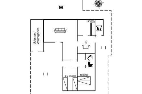Photo 2 - Maison de 3 chambres à Rømø avec terrasse
