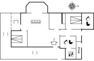 Foto 2 - Casa de 3 quartos em Klitmøller com terraço e sauna