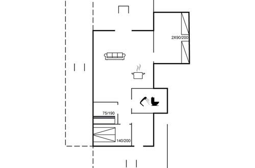 Foto 2 - Casa con 3 camere da letto a Saltum con terrazza