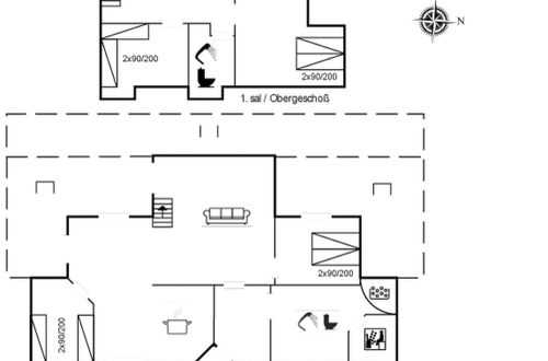 Foto 2 - Casa con 4 camere da letto a Blokhus con terrazza e sauna