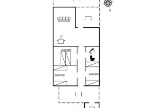 Foto 2 - Casa de 3 quartos em Vejers Strand com terraço