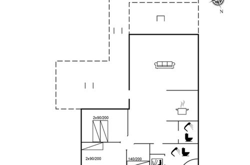 Foto 2 - Casa con 3 camere da letto a Vejers Strand con terrazza e sauna