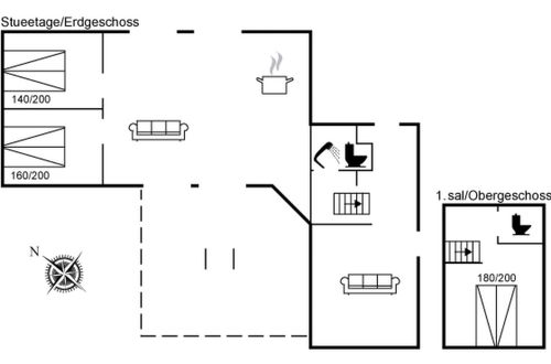 Foto 2 - Casa de 3 quartos em Blokhus com terraço