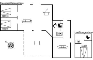 Foto 2 - Casa de 3 quartos em Blokhus com terraço