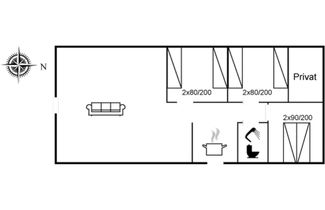 Foto 2 - Casa de 3 quartos em Rømø com terraço