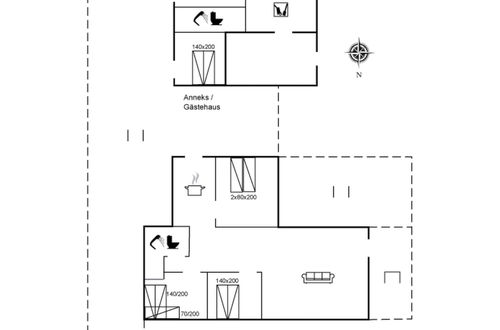 Foto 2 - Casa de 3 quartos em Saltum com terraço