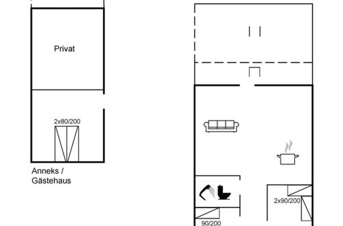 Foto 2 - Casa de 2 quartos em Harboøre com terraço