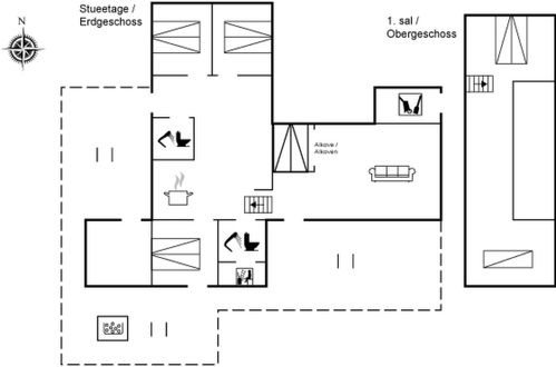 Foto 33 - Casa de 3 quartos em Væggerløse com terraço e sauna