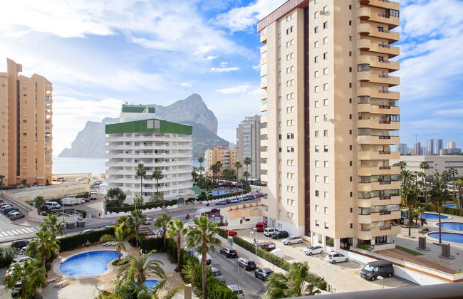 Appartamento con 2 camere da letto a Calp con piscina e terrazza - Foto 17