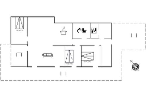 Foto 27 - Casa con 3 camere da letto a Klitmøller con terrazza e sauna