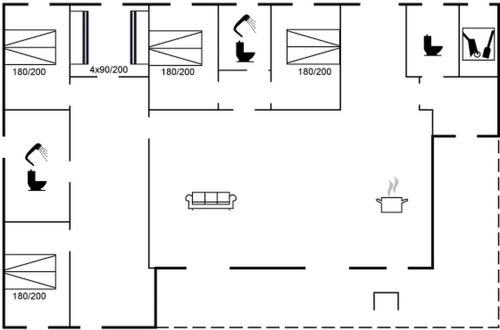 Photo 34 - 5 bedroom House in Knebel with terrace and sauna