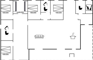 Photo 2 - Maison de 5 chambres à Knebel avec terrasse et sauna