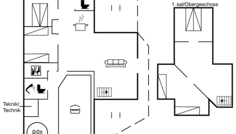 Foto 1 - Haus mit 4 Schlafzimmern in Nørre Nebel mit privater pool und terrasse