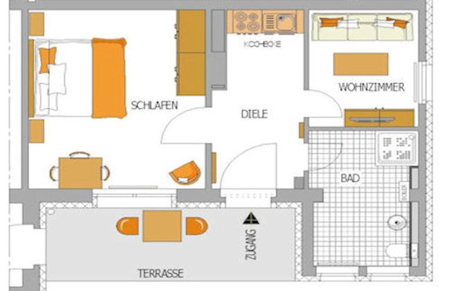 Appartement de 2 chambres à Koserow avec jardin et terrasse - Photo 26