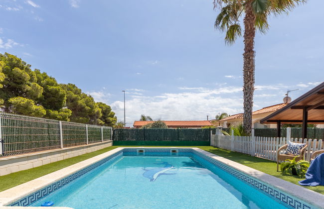 Casa de 3 quartos em Deltebre com piscina privada e jardim - Foto 26