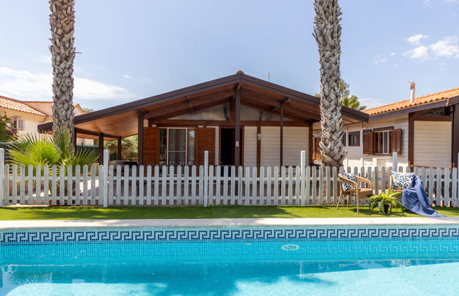 Casa de 3 quartos em Deltebre com piscina privada e jardim - Foto 27