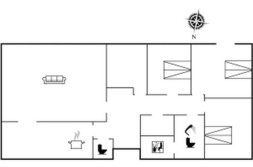 Foto 27 - Casa con 3 camere da letto a Sønderho con terrazza e sauna