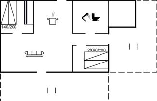 Foto 2 - Casa de 2 quartos em Klitmøller com terraço