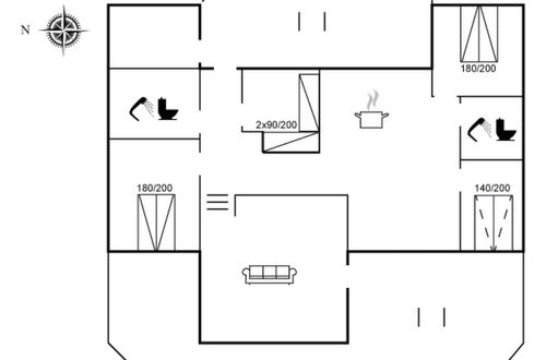 Foto 19 - Casa con 3 camere da letto a Saltum con terrazza
