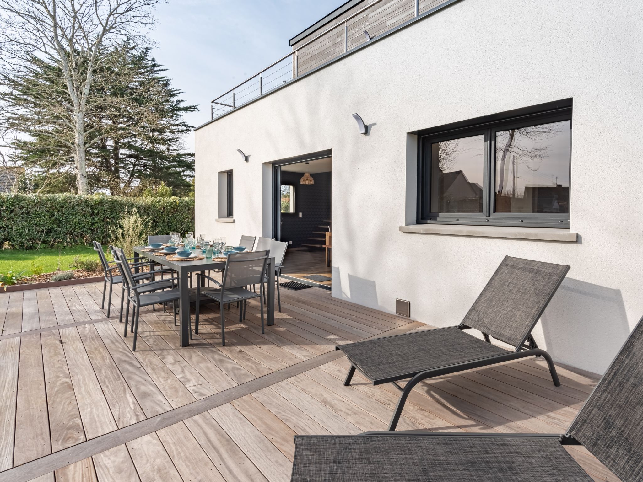 Photo 2 - Maison de 3 chambres à Saint-Germain-sur-Ay avec terrasse et vues à la mer