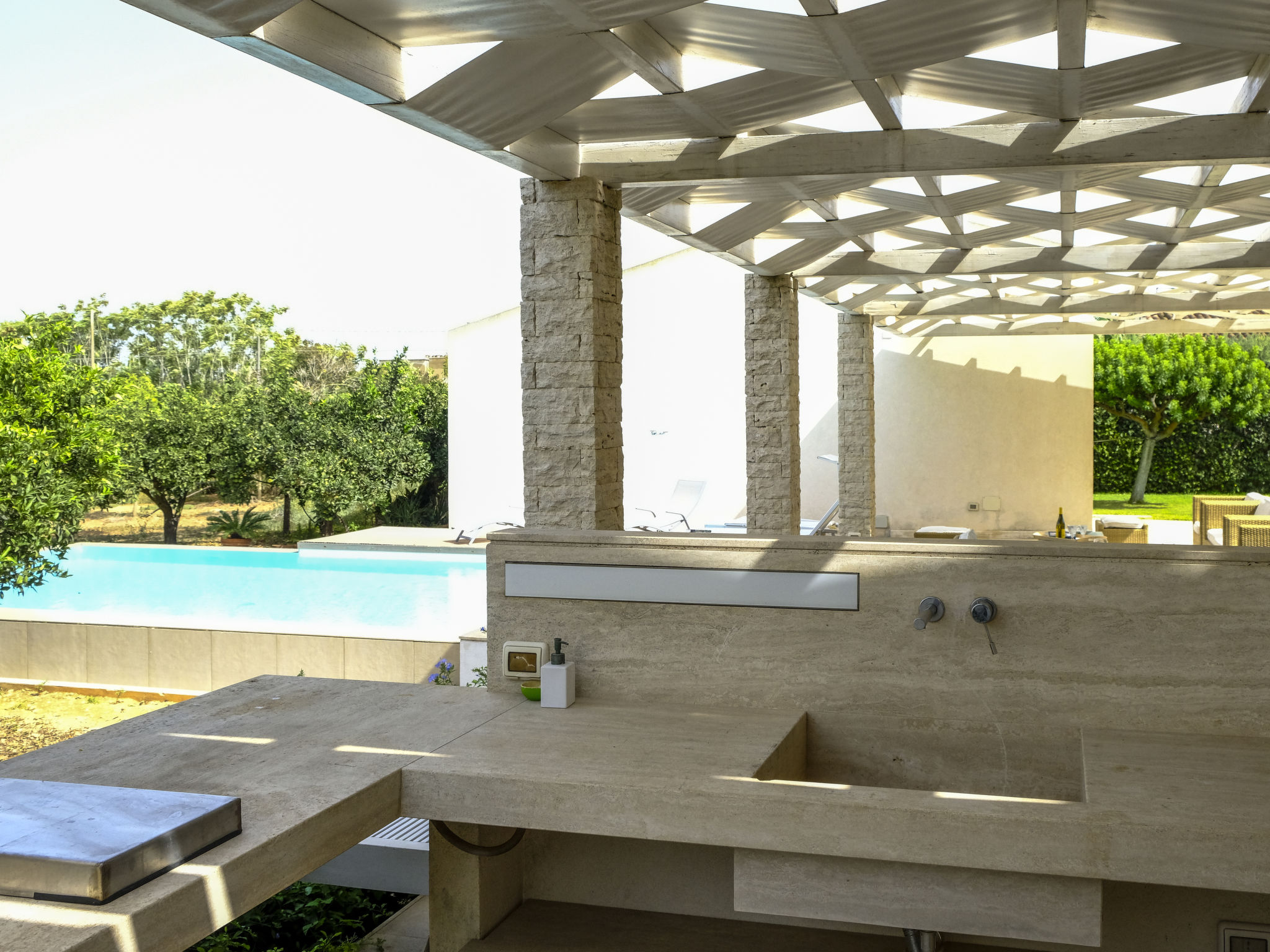 Foto 10 - Casa de 4 habitaciones en Marsala con piscina privada y vistas al mar