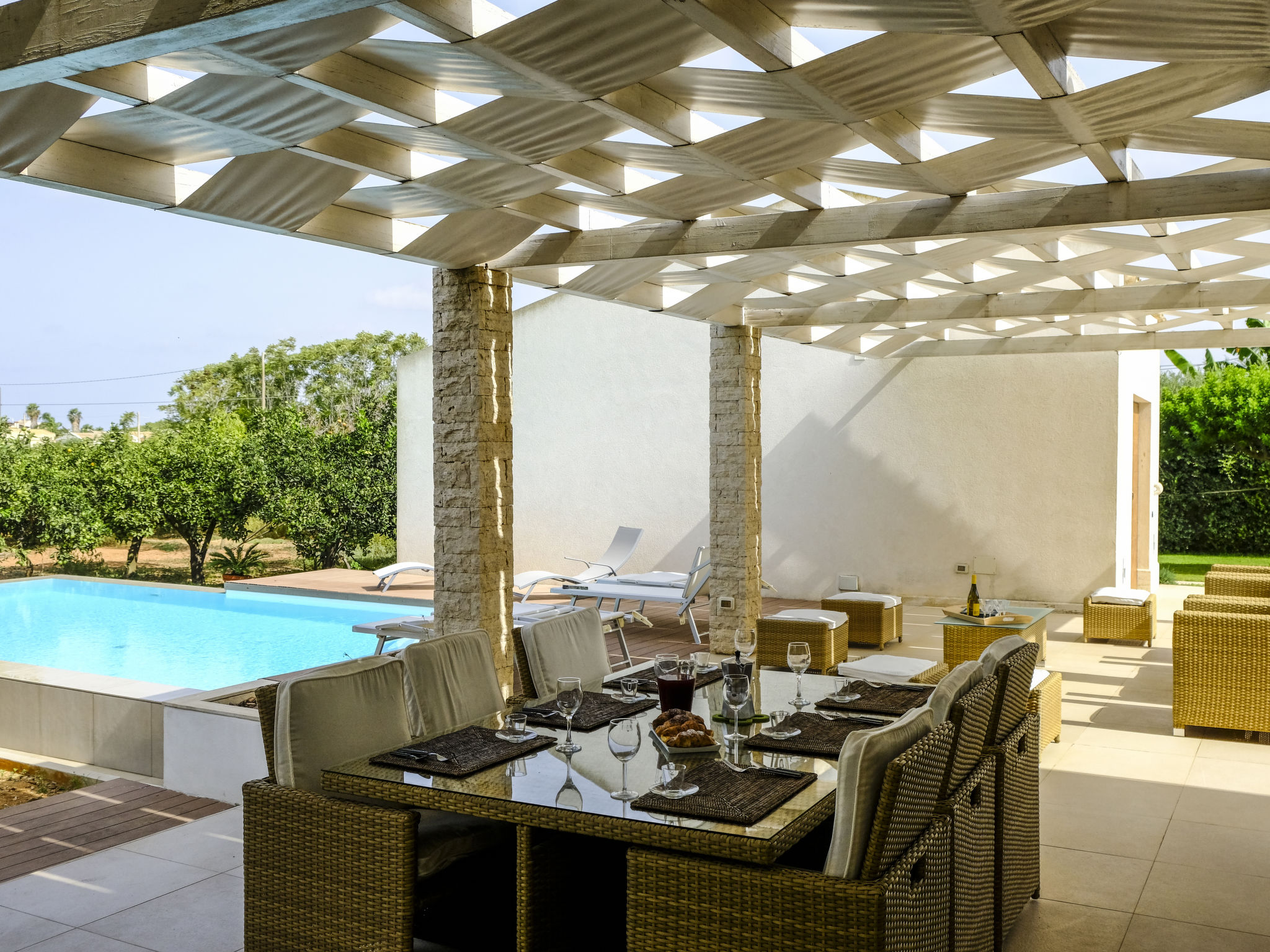 Photo 4 - Maison de 4 chambres à Marsala avec piscine privée et vues à la mer