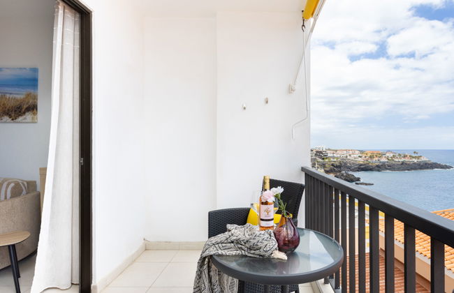 Apartamento de 1 quarto em Santiago del Teide com piscina e terraço - Foto 19