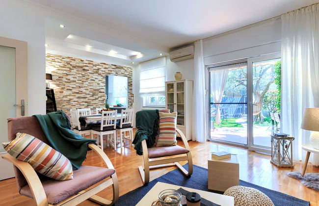 Apartamento de 2 quartos em Umag com jardim e terraço - Foto 12