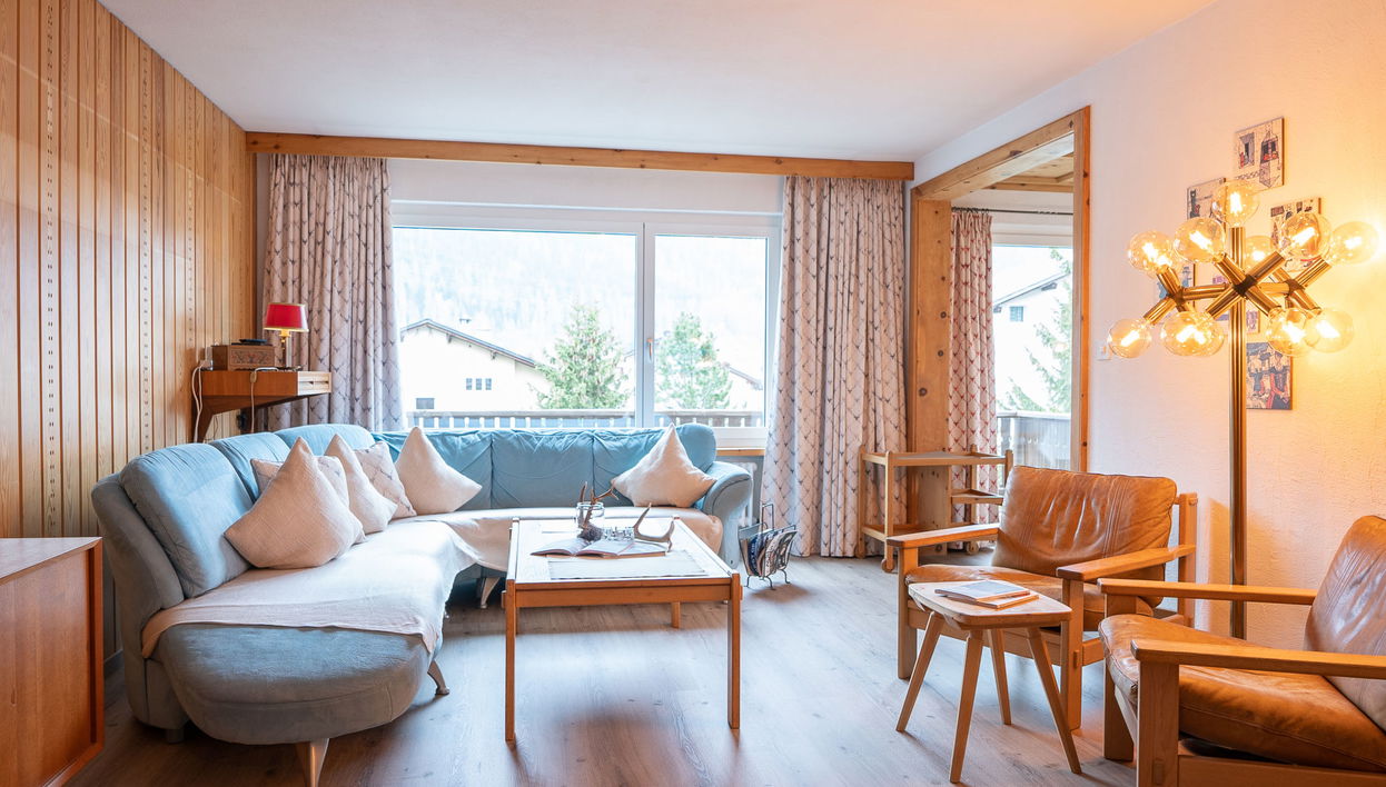 Apartment mit 3 Schlafzimmern in Zuoz mit garten - Foto 1