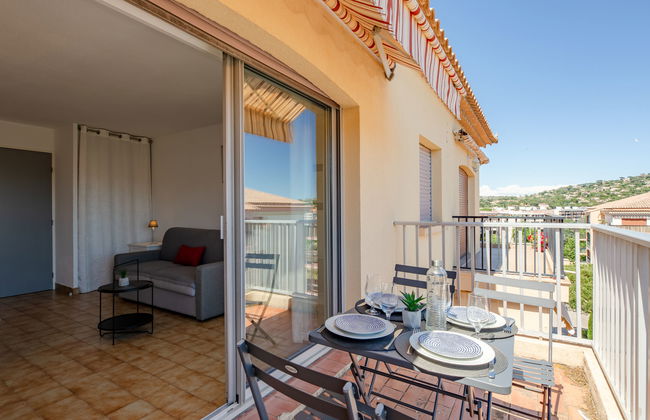 Apartment mit 1 Schlafzimmer in Sainte-Maxime mit schwimmbad und terrasse - Foto 10