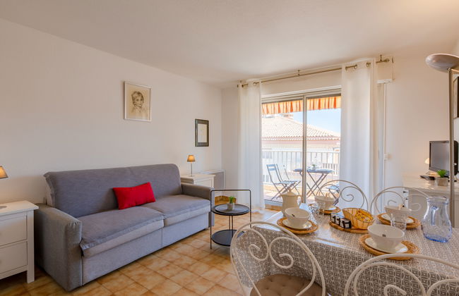 Apartment mit 1 Schlafzimmer in Sainte-Maxime mit schwimmbad und terrasse - Foto 1