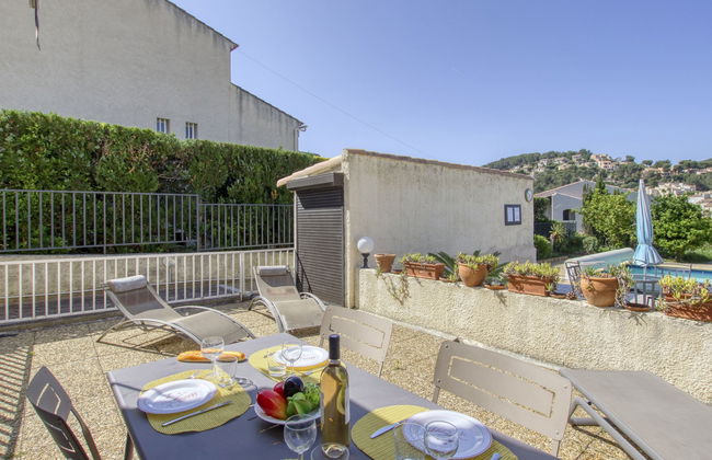 Apartamento de 3 quartos em Saint-Cyr-sur-Mer com piscina e jardim - Foto 3