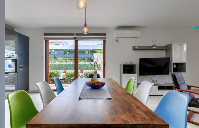 Casa de 5 quartos em Labin com piscina privada e jardim - Foto 7