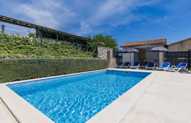 Casa de 5 quartos em Labin com piscina privada e jardim - Foto 18