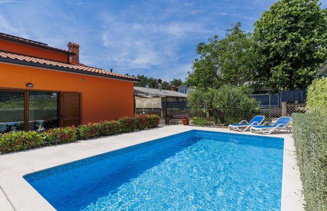 Casa de 5 quartos em Labin com piscina privada e jardim - Foto 14